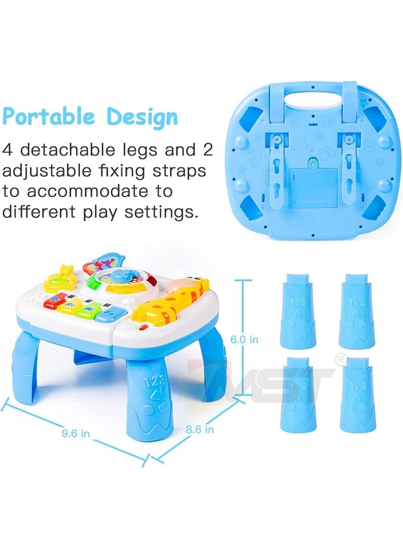 ST ZONE Baby Activity Table for Toddlers 6–12 Months, Giraffe Musical Learning Table 2-in-1, Baby Musical Toy Early Learning Table for Boys & Girls 1 2 3 Years - Image 3
